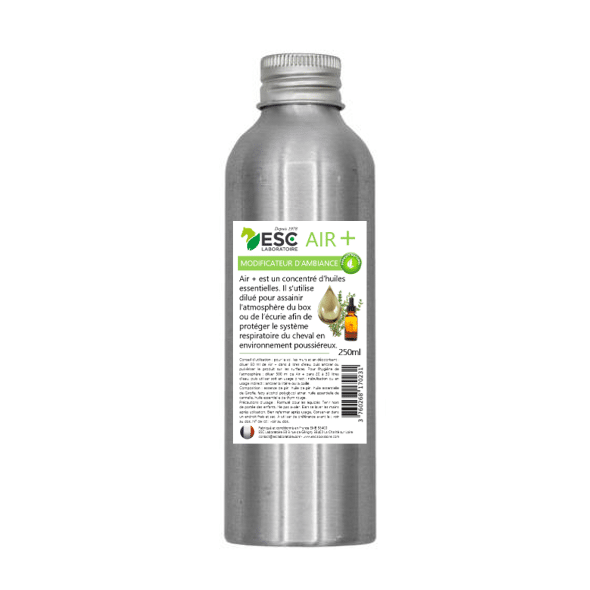 AIR+ modificateur d’ambiance écurie – concentré d’huiles essentielles   250ml