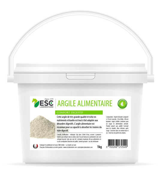 ARGILE ALIMENTAIRE – Digestion cheval 1kg