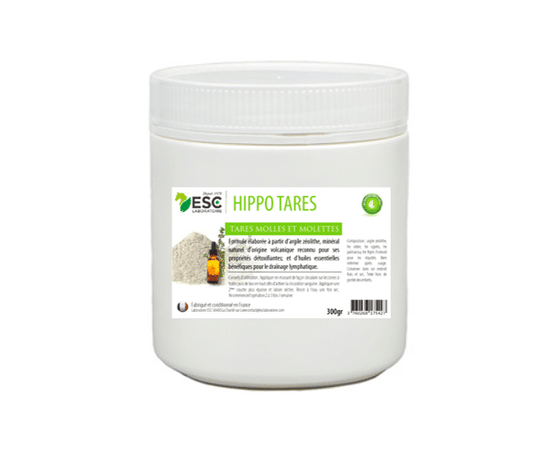 HIPPO TARES – Soin à base d’argile détoxifiante – Tares molles et molettes cheval-300g