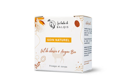 Savon Naturel au Lait de Chèvre et Argan BIO 100g