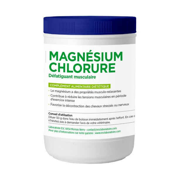 MAGNESIUM CHLORURE – Récupération musculaire cheval et gestion du stress 700g