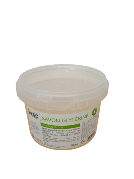 SAVON GLYCERINE – Entretien des cuirs 500g