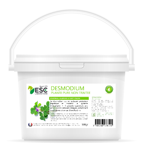 DESMODIUM 100% Pur – Protection du foie et respiration cheval 500g