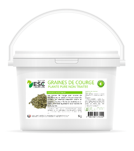 GRAINES DE COURGE – Parasites intestinaux cheval