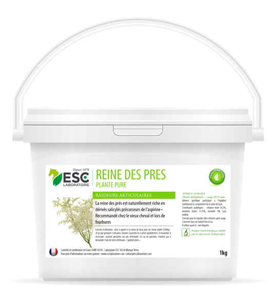 REINE DES PRES – Raideurs et inconfort articulaire cheval – Plante pure  1kg