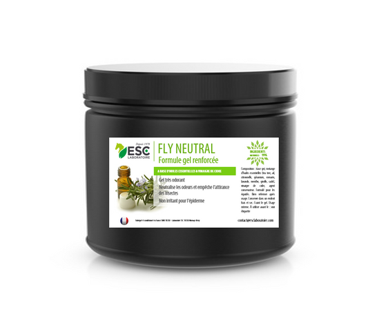 FLY NEUTRAL GEL – Gel insectes cheval – À base d’huiles essentielles  500ml